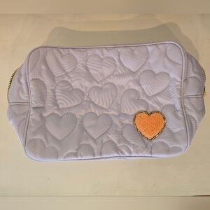 Stoney Clover Lane Puffy Heart Large Pouch